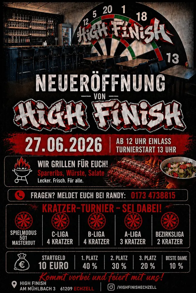 Kratzer-Turnier Neueröffnung von High Finish!